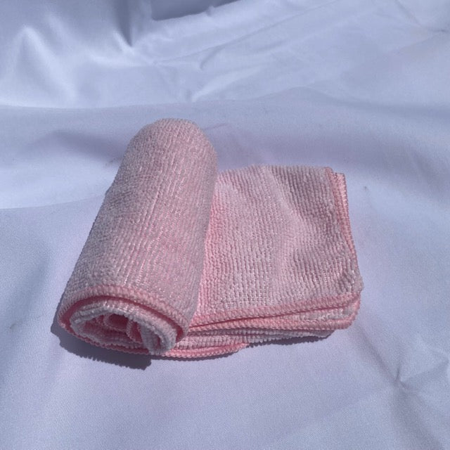 Microfiber Cleaning Cloth Pink