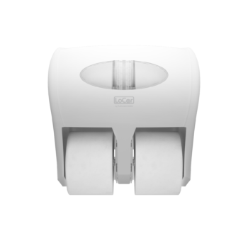 LoCor Compact Toilet Paper Dispenser White
