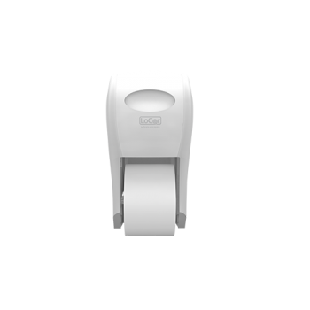 LoCor Compact Top-Down Toilet Paper Dispenser White